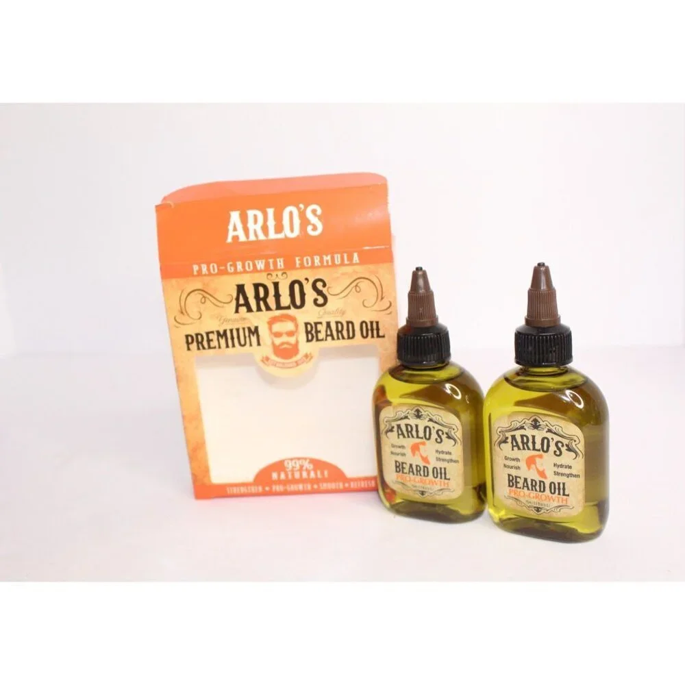Arlo's‎ Premium Beard Oil Pro-Growth Hydration Growth Contains 2 2.5 fl oz NEW